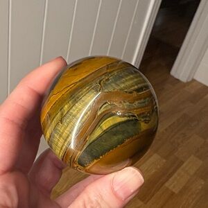 Tiger's Eye Stone Sphere